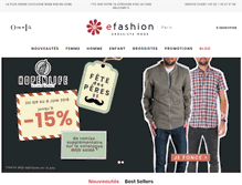 Tablet Screenshot of efashion-paris.com